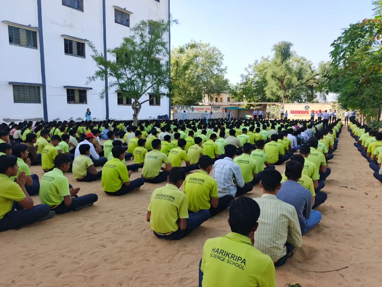 Students at Harikripa